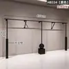Estante de Exhibición para Tienda de Ropa de Hierro Minimalista Negro Montado en Pared Perchero de Ropa para Tienda de Ropa de Mujer Estante de Ropa de Pared Modelo Nuevo