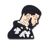 Dibujo Animado Personalizado Cantante Masculino Goma Suave de PVC Plástico Gota Extraíble Hebilla Decorativa Agujero Zapatos Flor Zapato Hebilla Transfronterizo DIY Accesorios