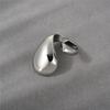 Anillo abierto de comida suave y sinuoso en forma de gota para mujer, diseño de nicho, moda de lujo ligero, personalidad, sentido elevado, nuevo popular