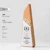 Trofeo Creativo de Madera Maciza y Cristal Hecho a Medida Premio de Alta Gama para Empleados Campeones, Competición, Reunión Anual y Premios de Honor