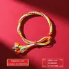 Pulsera de cuerda de colores para niños del Festival del Bote del Dragón, tejida a mano, pequeños tamales de arroz, cuerda para la mano, hilo de colores, bolsita de cabeza de tigre, cuerda para la mano, venta al por mayor