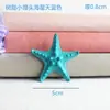 Resina Mediterránea Cinco Dedos Panecillo Pequeño Estrella de Mar Viento Marino Hogar Acuario Escritorio Adornos Pequeños Decoraciones de Pared