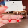 Pendientes 2022 Nueva Moda Piedra Ojo de Gato Pendientes adelgazantes que reducen la edad con pendientes de temperamento de moda súper brillantes