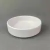 Maceteta de cerámica blanca de madera brasileña, planta de la suerte, combinación de plantas hidropónicas fáciles de cuidar, planta de escritorio en maceta, maceta de resina con hoja de loto