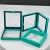 Caja transparente de suspensión de PE para joyería, caja de almacenamiento de joyas, caja de embalaje para anillos, collares, joyas, caja de cajón para regalos, venta al por mayor