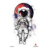 Nuevo Sticker de Tatuaje Impermeable Tatuaje Tótem Americano Sticker de Tatuaje Astronauta Lobo Tigre Muerte Impermeable A Prueba de Sudor