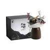 Caja de Regalo Festival de Mediados de Otoño, Dormitorio de Aromaterapia, Difusor de Aroma de Piedra de Alta Gama, Set de Aceites Esenciales de Fragancia Duradera para Hotel, Set de Regalo de Recuerdo