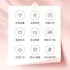 Papel A4 A5 cor rosa, papel para cópia, papel para impressão, 70g, 80g, vermelho claro, papel de escritório, papel em branco para supermercados