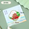 Imán para Refrigerador de la Torre Yueyang Estilo Antiguo de Viaje Punto Escénico Arquitectónico Regalos Pequeños Culturales y Creativos Metal Pintura Creativa Imán para Refrigerador