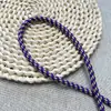Corda trançada personalizada de 8mm 150cm corda única 97 cores em estoque Corda de poliéster para DIY feita à mão Cordão anti-perda resistente ao desgaste