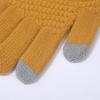 Luvas de inverno femininas mais veludo acolchoado versão coreana de à prova de frio bonito equitação touch screen luvas de malha de lã quente atacado