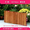 Valla de madera anticorrosión para jardín, patio exterior, parterre de flores, pequeña valla decorativa de madera para exteriores