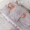 Al por mayor Baotou Toalla Absorbente con Agujero Cama de Masaje Terapia Toalla Espesada Salón de Belleza Logo Personalizado Juego Toalla de Baño