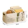 Caixa Organizadora Multifuncional Dobrável com Divisórias para Cosméticos, Papelaria, Roupas Íntimas, Lanches, Cesta Organizadora para Mesa de Casa