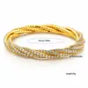 Pulsera de tenis de cobre con incrustaciones de diamantes Xiyin de TEMU, súper vendida, pulsera cuadrada de pareja de múltiples capas envolvente, a la moda y lujosa