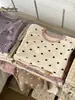 Conjunto de pijama de otoño e invierno para niños, que incluye una camiseta de manga larga y pantalones largos, para niñas, hecho de lana de grado A con tejido elástico, con diseño de dibujos animados, y diseñado para abrigar y brindar comodidad, adecuado para ventas transfronterizas