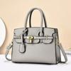 Novo Estilo Texturizado Simples Cor Sólida Bolsa Grande de Alta Qualidade Transfronteiriça Ombro Transversal Versão Coreana Bolsa Feminina Dropshipping