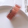 Ligas Transparentes de Color Degradado para el Cabello tipo Cable de Teléfono para Mujeres, Tamaño Pequeño, Bandas para el Cabello sin Marcas, Accesorios para el Cabello que No Dañan el Cabello