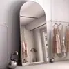 Espejo de cuerpo entero, espejo de tocador, espejo de pie, uso doméstico, efecto adelgazante y embellecedor, realza la altura, adecuado para transmisiones en vivo y tiendas de ropa, espejo de tocador grande
