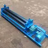 Máquina formadora de rodillos manual pequeña, enderezadora eléctrica de barras de refuerzo redondas, enderezadora de lámina metálica y hierro plano de acero inoxidable, máquina formadora de rodillos operada manualmente
