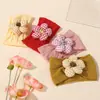 Venta Caliente de Exportación Europea y Americana Diademas y Accesorios para el Cabello de Bebé Diadema de Nylon Suave con Flor para Bebé Niña Diadema Suave para Cabello de Bebé 5129