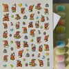Lindas Pegatinas para Uñas de Personas Estrella, Múltiples Paquetes Mixtos, Pegatinas 3D Impermeables Adorables de Personas Estrella para DIY en Relieve, Modelo SL