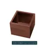 Caja de almacenamiento organizadora de certificados de madera vintage para cosméticos y joyas de escritorio, caja de madera con esquinas cortadas práctica