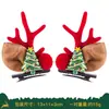 Horquilla de asta de Navidad, horquilla de Año Nuevo, horquilla de cuerno de alce, horquilla de pico de pato, accesorios para el cabello, lindos y dulces tocados