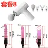 Pistola de Fascia para Niñas Masajeador Pequeño Multifuncional para Relajación Muscular Femenino Silencioso Eléctrico Masaje de Hombro y Cuello Cabezal Modificado