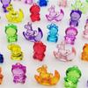 Videojuego de color mixto Máquina de captura de ciudad decoración acrílico Muñeca de dibujos animados acrílico pony acrílico cuentas de animales acrílicos