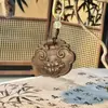 Acessórios de pingente tradicionais feitos à mão da popular marca HeXiang, ornamento para pendurar no carro, amuleto triangular da paz