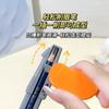 Sacapuntas manual para cejas Hensi Machete, herramienta auxiliar para principiantes, sacapuntas de madera con forma de pico de pato, artefacto con ranuras