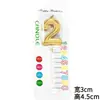 Varilla Larga Dorado Champagne Plata Chapado en Oro Lápiz Vela Feliz Cumpleaños Decoración Pastel Fiesta de Boda Suministros para Hornear