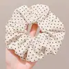 Goma para el pelo dulce floral estilo bosque para mujer, coleta suave y de alta gama estilo coreano, cuerda grande para el pelo, accesorio para el pelo de Ins, accesorio para la cabeza