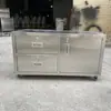 Mesa de Computador de Escritório em Aço Inoxidável 304 de Guangdong com Gaveta Móvel Console Retangular Processamento e Personalização
