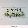 Lintel de porta com flores Espelho frontal com flores Decoração de porta com flores Decoração de parede Placa de boas-vindas para casamento Flor de arco Mesa de jantar de aniversário Flor de mesa de conferência Carro de casamento