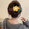 Pasador Grande de Moño, Pinza de Pato de Gama Alta para Mujeres, Pinza Nueva para la Parte Trasera de la Cabeza, Elegante Pinza de Tiburón, Pasador de Una Sola Palabra