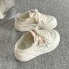 2026 Nuevos Zapatos de Lona con Suela Gruesa para Mujer, de Uso Dual Verano y Otoño, Zapatillas para Estudiantes, Zapatos Blancos Versátiles, Zapatos Tipo Pan