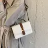 Nuevas tendencias de moda de otoño e invierno: Elegantes bolsos cuadrados pequeños con cierre de broche, que exudan un ambiente sofisticado, adecuados para ir al trabajo y se pueden llevar en la mano o como bolso cruzado.; bolsos de hombro para mujer