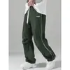 Calças Retro de Comércio Exterior Transfronteiriço, Calças Casuais Esportivas Populares Masculinas, Calças Longas Retas Largas Estilo Hong Kong Atacado