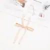 Corbata de Moño JK Rosa sin Atar Color Sólido Cuello de Uniforme Cinta de Moño Estilo Japonés Corbata de Moño para Estudiante