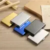 Porta-cartões de visita em liga de alumínio, porta-cartões de metal ultrafino, anti-desmagnetização, opções multicoloridas, adequado para profissionais de negócios, porta-cartões bancários e porta-cartões de identidade