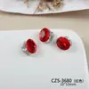 Decorações de Nail Art de Ovo de Pombo de Cristal, Strass de Unha Ovais Multifacetados Ultra Brilhantes de Luxo Leve, Acessórios de Maquiagem com Suporte de Leque