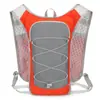 Nueva bolsa deportiva exterior transfronteriza, ligera y diseñada para reducir la tensión, con un diseño de chaleco de running y mochila de bloques de color, con características resistentes al agua y al agua para uso todoterreno
