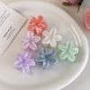 Juego de seis piezas estilo festivo flor de huevo mareada pinza de agarre pequeña para el pelo de mujer pinza de tiburón para la mitad del cabello pasador versátil
