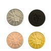 Moneda Metálica Moneda de Videojuego Juego de Monedas Juego de Fichas de Máquina de Peluches de Gancho Fijo Juego Antifalsificación Ficha Conmemorativa de Actividad con Agujeros