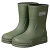 Botas de lluvia versátiles para el uso diario para mujer, nuevo diseño impermeable y antideslizante 2026, cómodas de llevar, botas de goma de talla adulta, botas de lluvia de moda