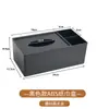 Nast Shenzhen fábrica directa de ABS color sólido simple Negro Mate Caja para Dientes caja de artículos de hotel caja para cepillo de dientes