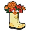 Vendas Diretas de Fábrica Série Dia dos Namorados Bolsa com Furo para Flores Acessórios Bolsa de Praia Bogg Bag Fivela Decorativa Acessórios de Flor para Sapato