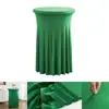 Toalha de Mesa Saia Sol Redonda para Mesas de Conferência, Mesas de Coquetel, Mesas de Banquete, Mesas de Bar, Mesas de Sobremesa, nas Cores Verde, Azul e Marrom, Espessada